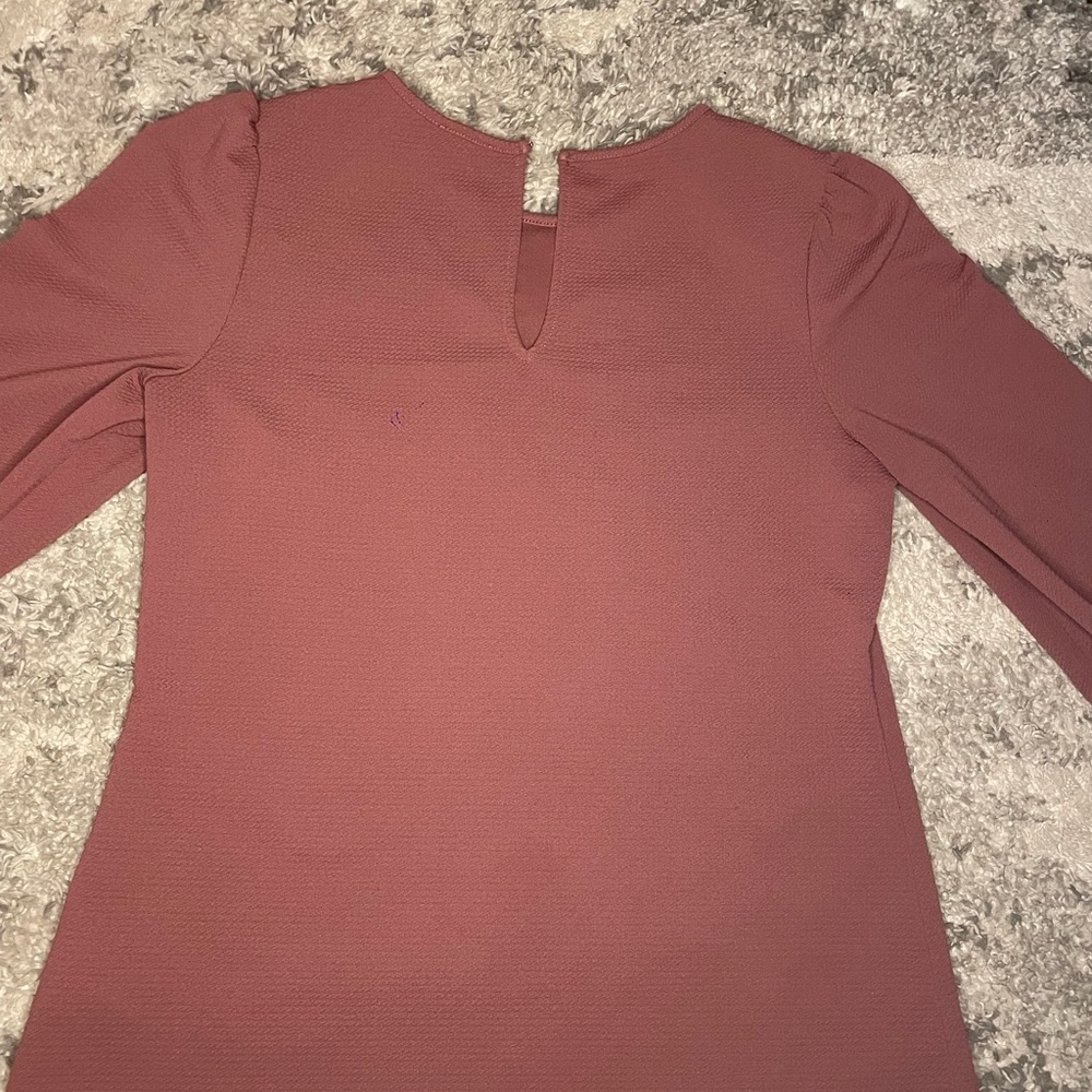 Express Mauve Long Sleeve Top